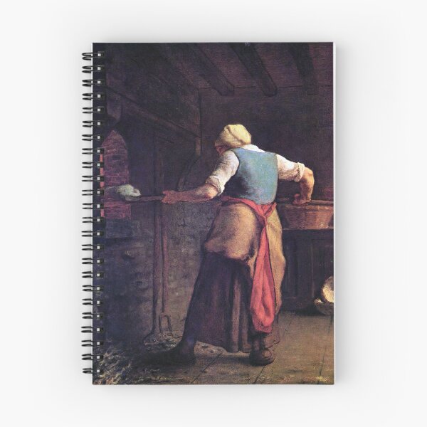 Item preview, Woman Baking Bread (1854) by Jean François Millet designed and sold by tarotstarostina.