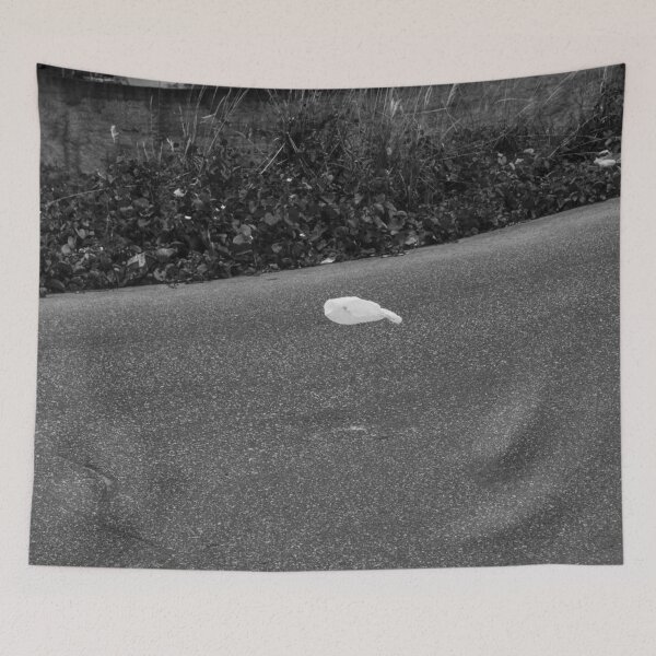 Item preview, white plastic bag flying over the asphalt 2  designed and sold by felipequeiroz.