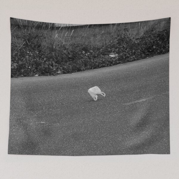 Item preview, white plastic bag flying over the asphalt 3 designed and sold by felipequeiroz.