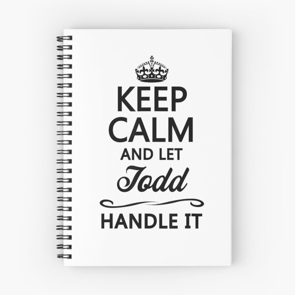 Item preview, Keep Calm and let Todd Handle It  Funny Name Gift designed and sold by mcinnesstore.