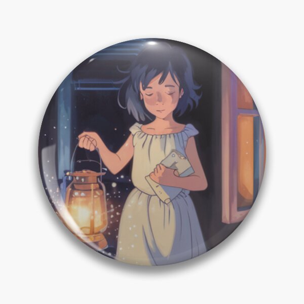 Item preview, Moonlit Dreamwalk – Girl with Lantern by the Sea designed and sold by WitchPrint.
