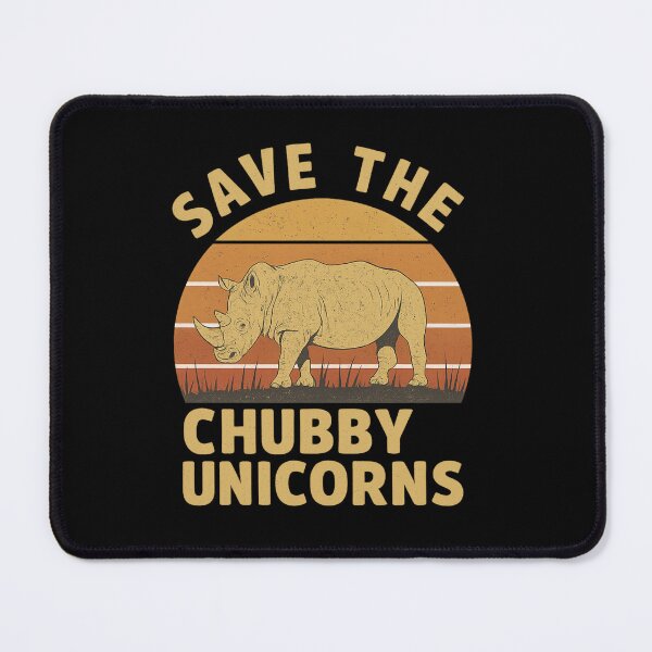 Item preview, Save the Chubby Unicorns Vintage Rhino designed and sold by haitrieuic96.