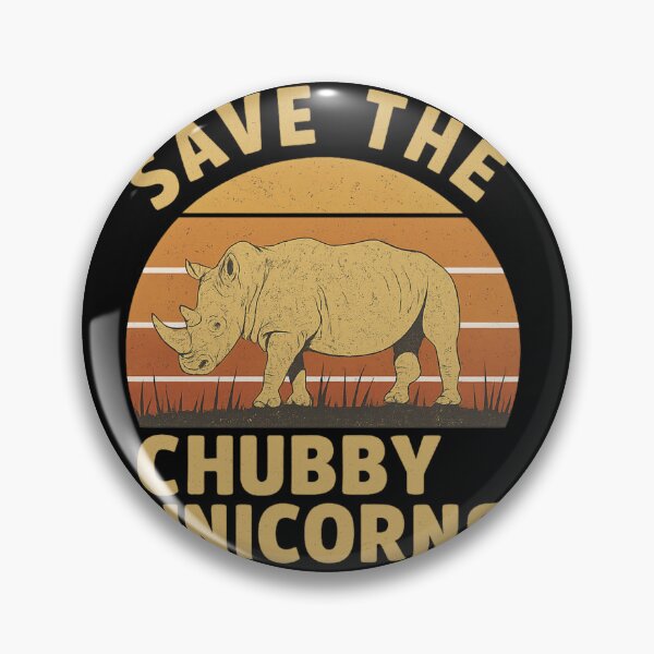 Item preview, Save the Chubby Unicorns Vintage Rhino designed and sold by haitrieuic96.
