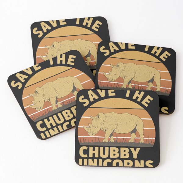 Item preview, Save the Chubby Unicorns Vintage Rhino designed and sold by haitrieuic96.