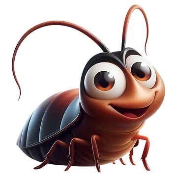 Artwork thumbnail, Adorable Cuban Cockroach by Sillytoe
