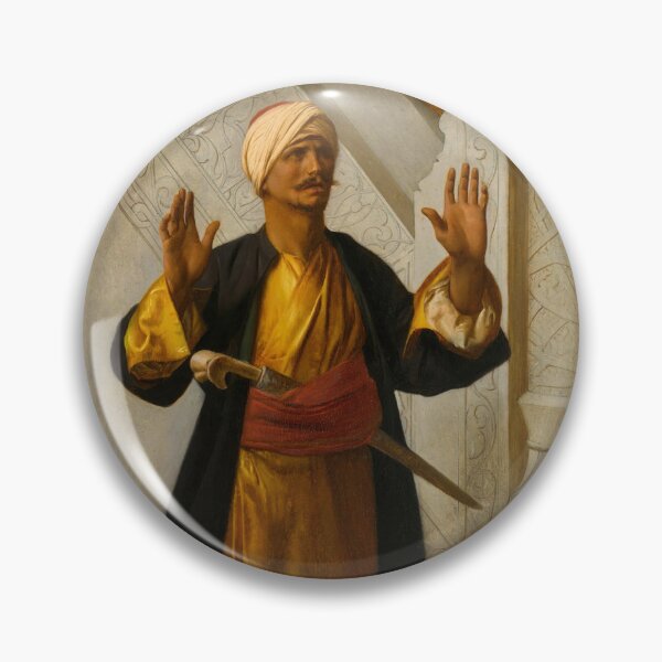 Item preview, A painting of a Muslim man praying, by Jean-Léon Gérôme. designed and sold by tarotstarostina.