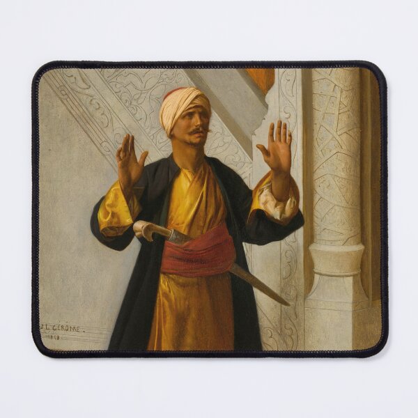 Item preview, A painting of a Muslim man praying, by Jean-Léon Gérôme. designed and sold by tarotstarostina.