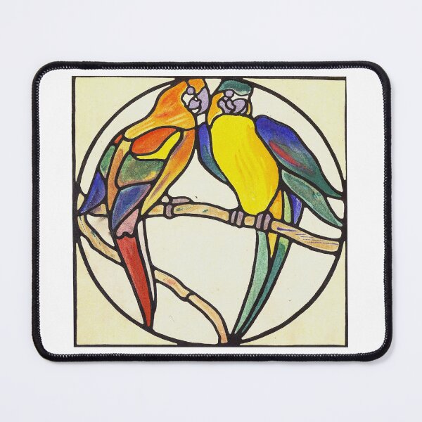 Item preview, Parakeet and Blossoms – Meiji Graphic Design designed and sold by tohnoyou.
