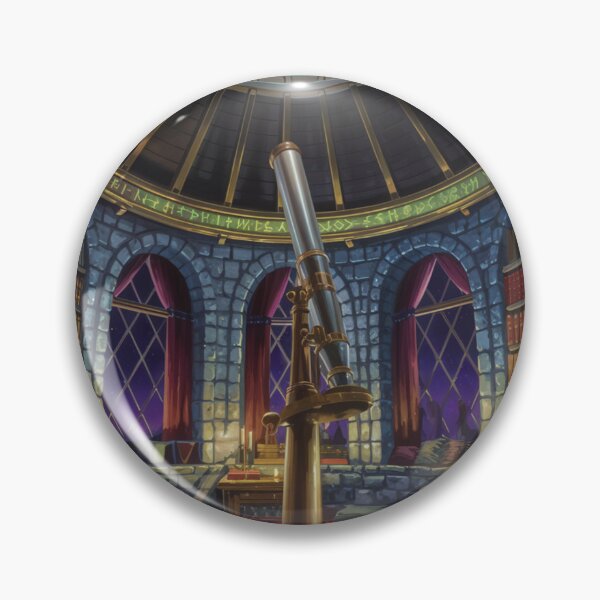 Item preview, The Astral Library – Magical Observatory Under the Stars designed and sold by WitchPrint.