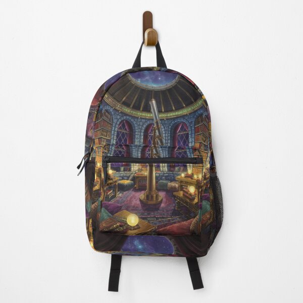 Item preview, The Astral Library – Magical Observatory Under the Stars designed and sold by WitchPrint.