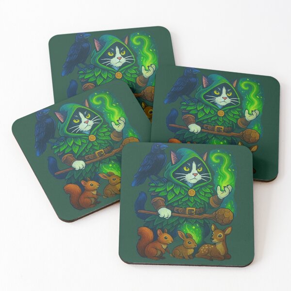 Item preview, Druid Cat Battlemage Battlecats designed and sold by KozyAuraTees.