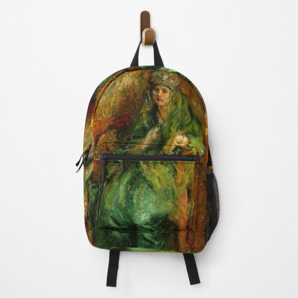 Item preview, The Green Veil Impressionist painting of the Woman in Green Dress designed and sold by tarotstarostina.