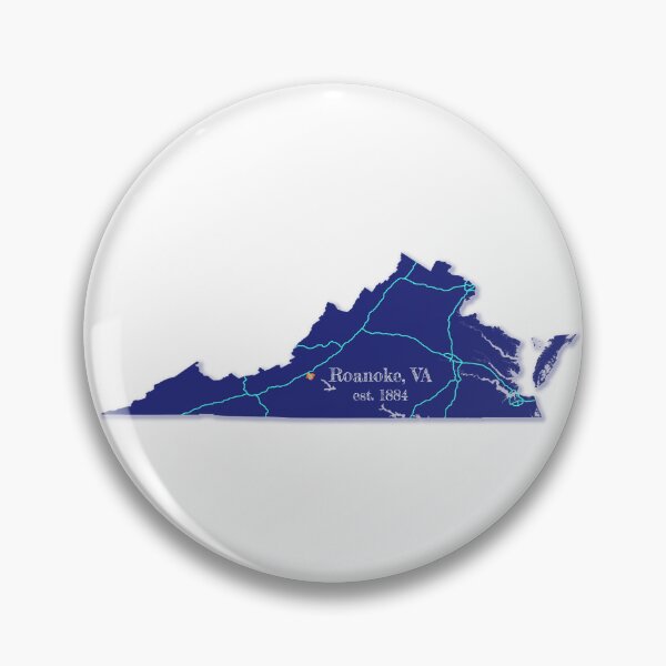 Item preview, Roanoke, VA [Blue] designed and sold by PhilbonianDezin.