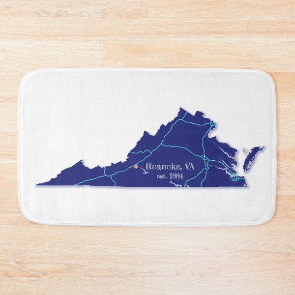 Item preview, Roanoke, VA [Blue] designed and sold by PhilbonianDezin.