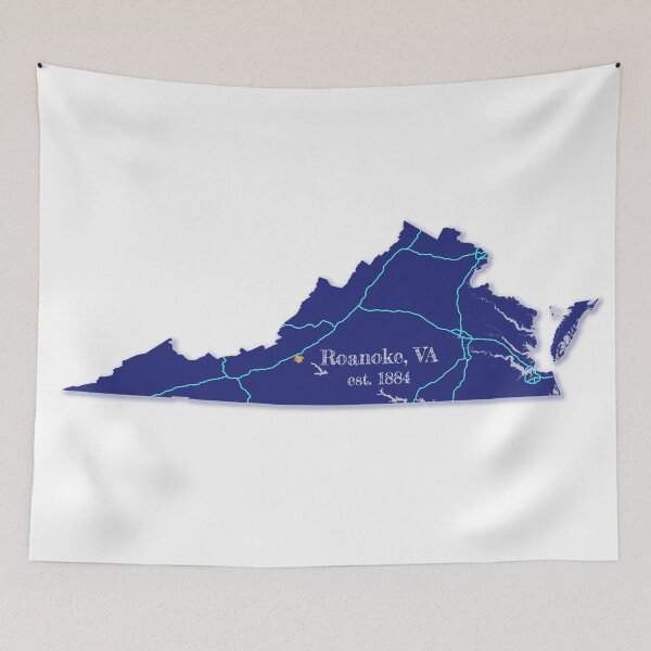 Item preview, Roanoke, VA [Blue] designed and sold by PhilbonianDezin.