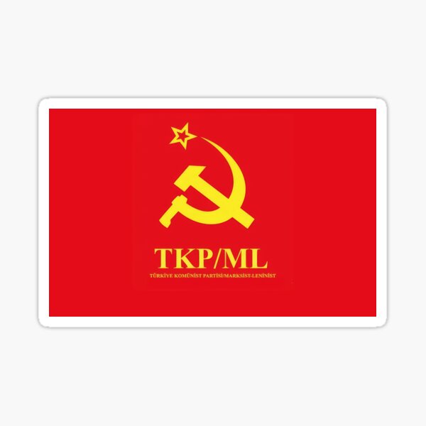 Item preview, Kommunistische Partei der Türkei/Marxistisch-Leninistische Flagge designed and sold by InspectDesignz.