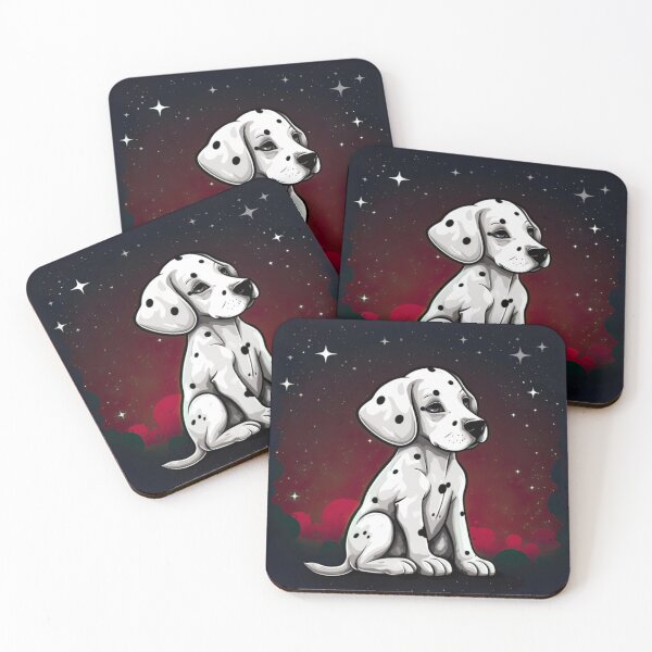 Item preview, Dalmatian Puppy in Cosmic Night Sky designed and sold by PaintbrushPlace.