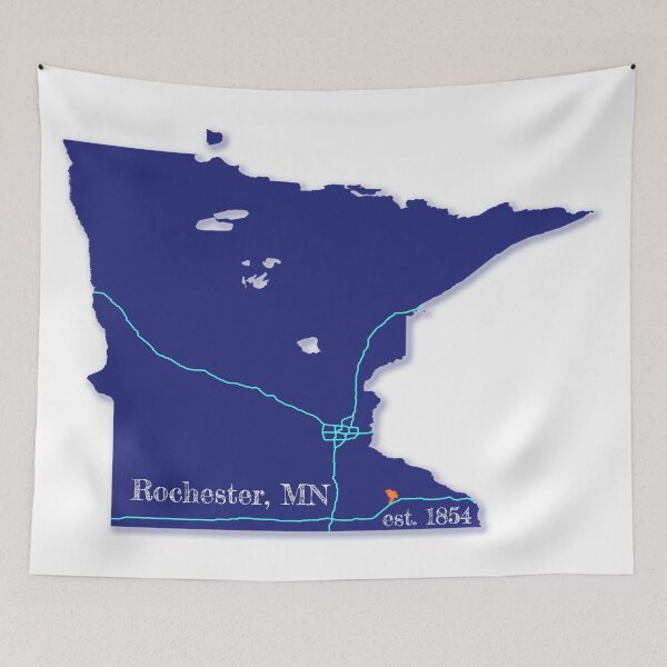 Item preview, Rochester, MN [Blue] designed and sold by PhilbonianDezin.