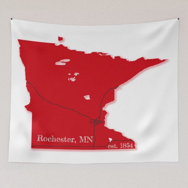 Item preview, Rochester, MN [Red] designed and sold by PhilbonianDezin.