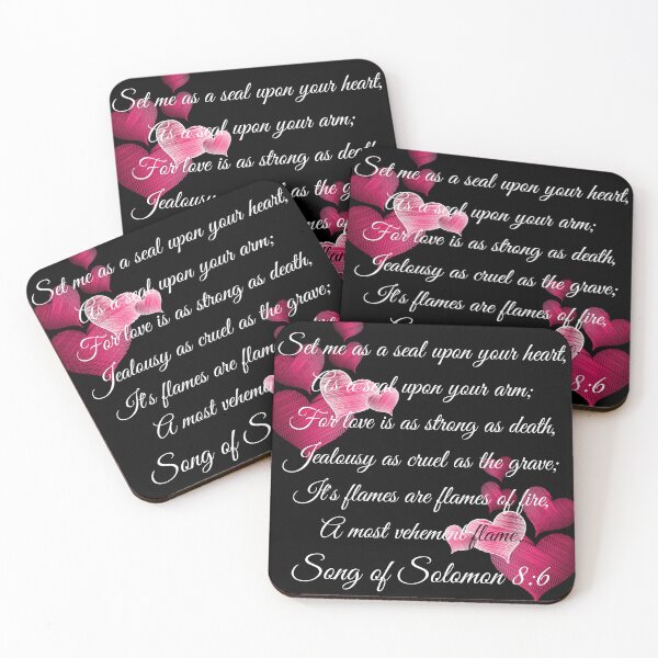 Item preview, Copy of Heart Design Bible Verse Song of Solomon 8:6  designed and sold by Hermlin95.