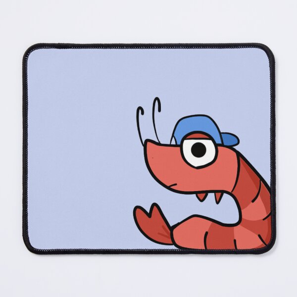Item preview, Cute Shrimp Funny Cartoon designed and sold by Rrroga.