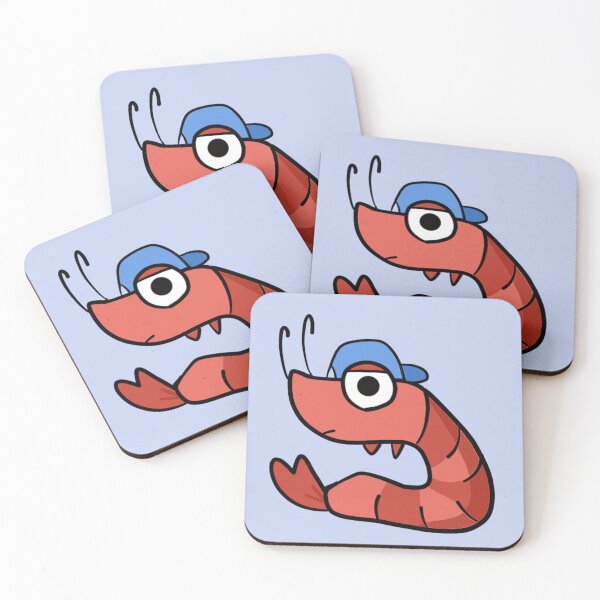 Item preview, Cute Shrimp Funny Cartoon  designed and sold by Rrroga.