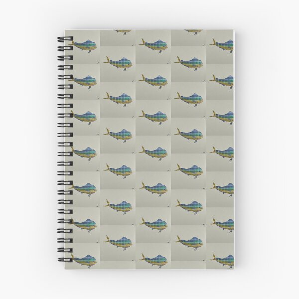 Item preview, Colourful patterned dolphin fish  designed and sold by dannyspage.