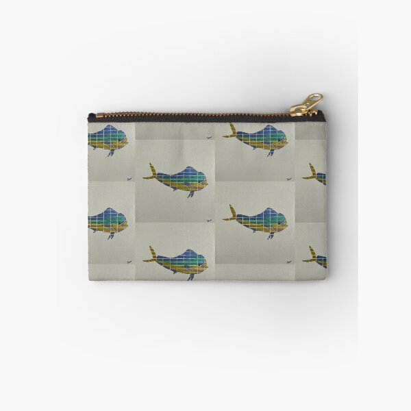 Item preview, Colourful patterned dolphin fish  designed and sold by dannyspage.