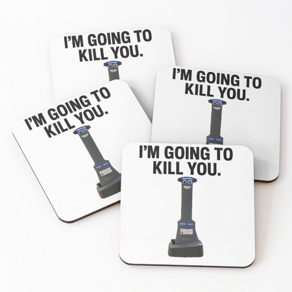 Item preview, Marty the Robot Has Snapped – Dark Humor AI Poster designed and sold by Where Troubles Melt Like Lemon Drops.