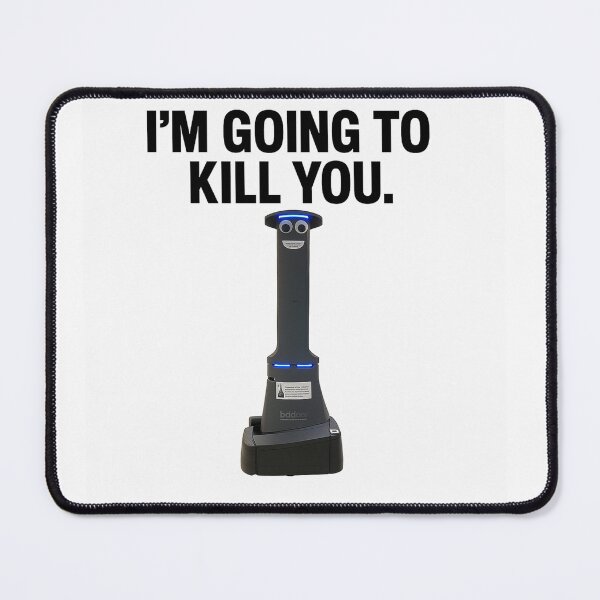 Item preview, Marty the Robot Has Snapped – Dark Humor AI Poster designed and sold by Where Troubles Melt Like Lemon Drops.