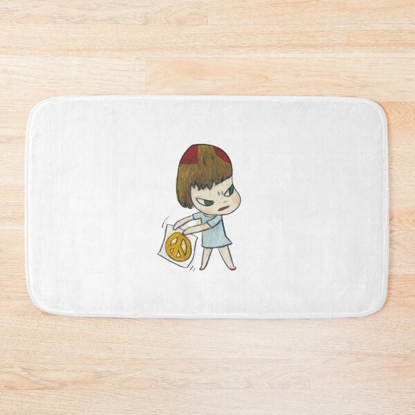 Item preview, yoshitomo Nara art NO WAR peace sign - nara Yoshitomo nara  phone case - sticker - poster - pin designed and sold by Marchelle C.