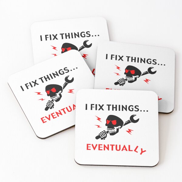 Item preview, I Fix Things Eventually Skeleton Design designed and sold by BoneShakerLab.