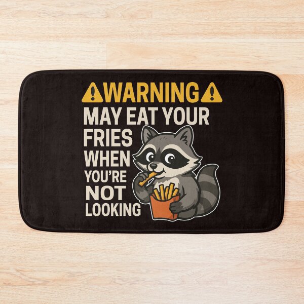 Item preview, RACOON FRENCH FRIES designed and sold by TeeCodes.