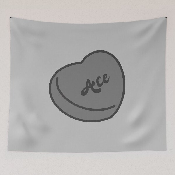 Item preview, Ace Black Candy Heart designed and sold by blottleink.