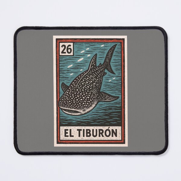 Item preview, Mexican Lottery Card 26 El Tiburon The Shark designed and sold by retrographics.