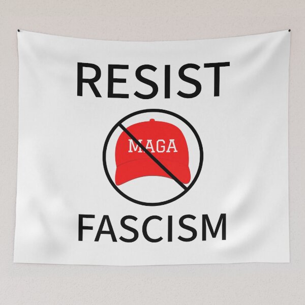 Item preview, Resist fascism anti MAGA design designed and sold by Rachel the Artist .