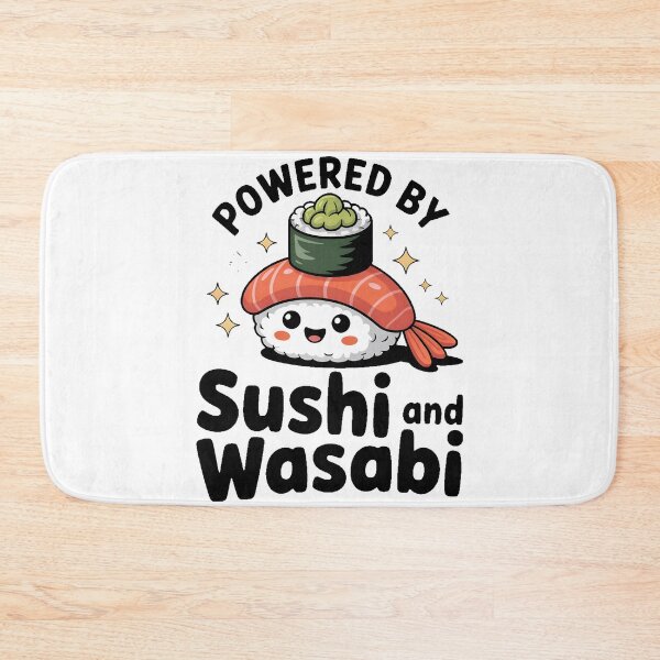 Item preview, Powered By Sushi And Wasabi designed and sold by PlanetMarker.