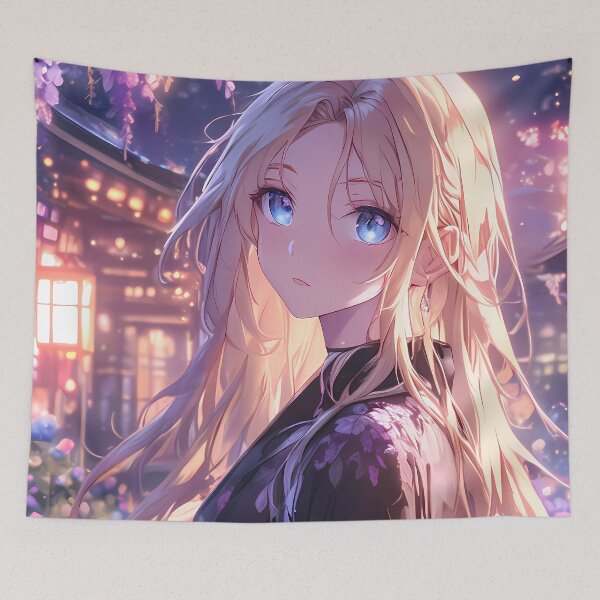 Item preview, Rachel Gardner Angels of Death Anime Girl Waifu Cherry Blossoms designed and sold by mildaclairmo.