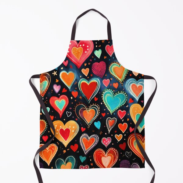Item preview, Colorful Cute Charming Hearts Funky Vibrant Art Designs designed and sold by DEC02.