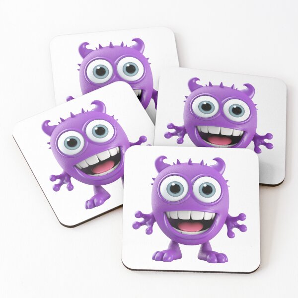 Item preview, Jolly Purple Monster Character designed and sold by New-School-Wave.