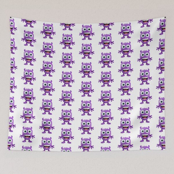 Item preview, Jolly Purple Monster Character designed and sold by New-School-Wave.