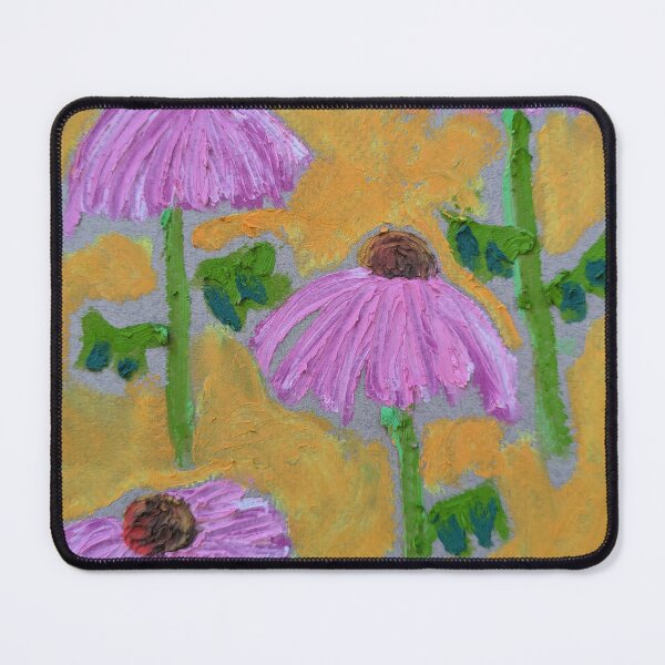 Item preview, Coneflowers in Oil Pastel designed and sold by HmgrownEclectic.
