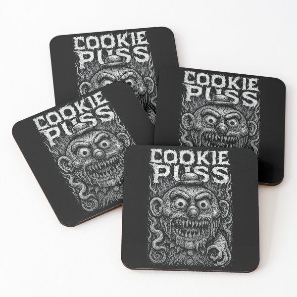 Artikelvorschau, Cookie Puss Death Metal entworfen und verkauft von GhoulishGraphX.