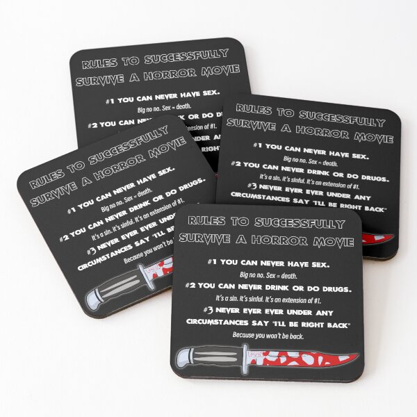 Item preview, Horror movie rules designed and sold by MrsWarlock.