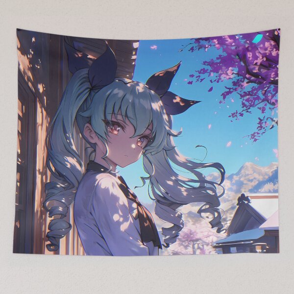 Artikelvorschau, Anchovy Girls Und Panzer Anime Cherry Blossom Twilight Gaze entworfen und verkauft von mildaclairmo.