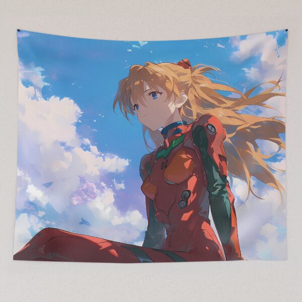 Item preview, Asuka Langley Soryu Neon Genesis Evangelion Anime Mecha Pilot designed and sold by mildaclairmo.