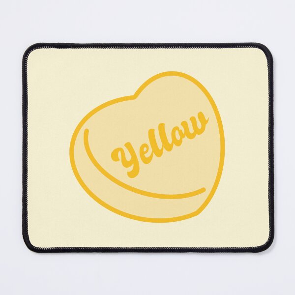 Item preview, Yellow Candy Heart designed and sold by blottleink.