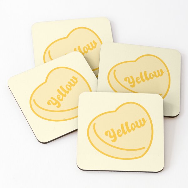 Item preview, Yellow Candy Heart designed and sold by blottleink.