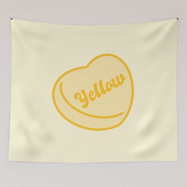 Item preview, Yellow Candy Heart designed and sold by blottleink.