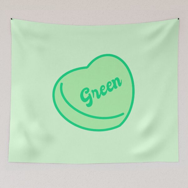 Item preview, Green Candy Heart designed and sold by blottleink.